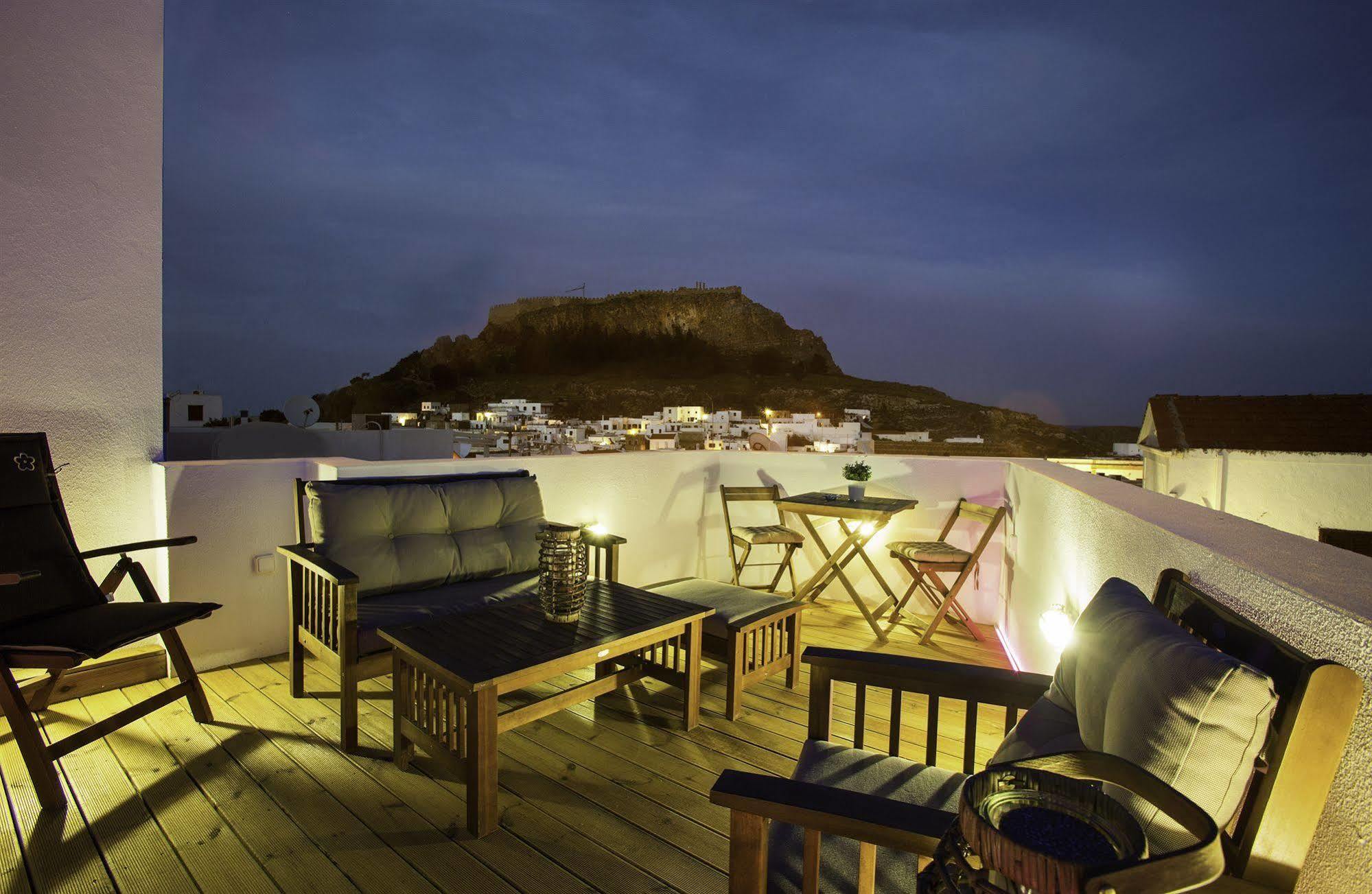 Ferienwohnung Lindos Boutique - Adults Only Exterior foto